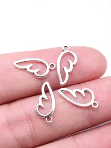 50pcs/set Wing DIY Pendant charm jewelry
