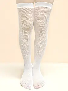 Girls' Summer Rhinestone Ankle Socks, Colorful Mesh Over-The-Knee Socks, High Elasticity, One Size Fits All, Perfect Gift for Parties