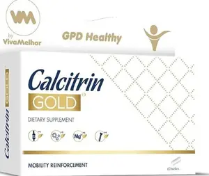 Calcitrin Gold Calcium Vitamin D3 Magnesium Supplement, 60 Tablets,