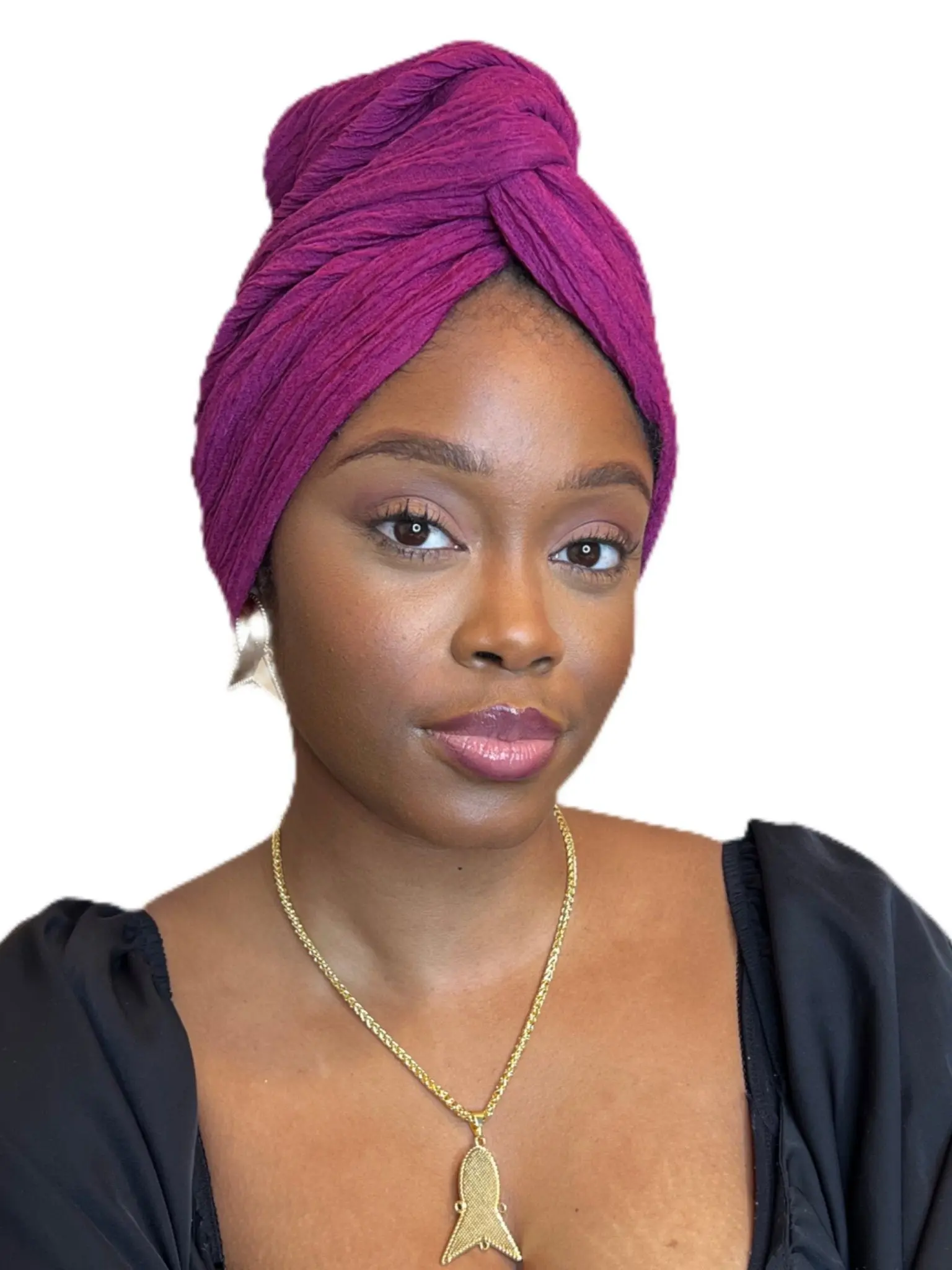 4 pack Crinkled Cross Ready to wear Headwraps Mothers day gift