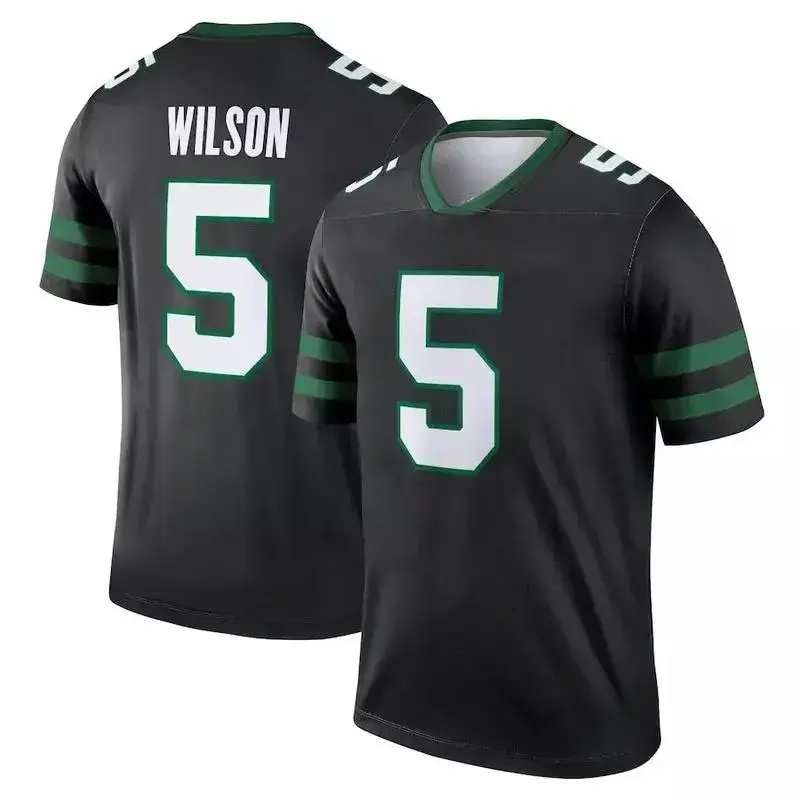 Full Print Garrett Wilson #5 Jersey Shirt, America Football Jersey, Sport Clothing, Football Uniform, Jersey For Football Fans, Gift For Him