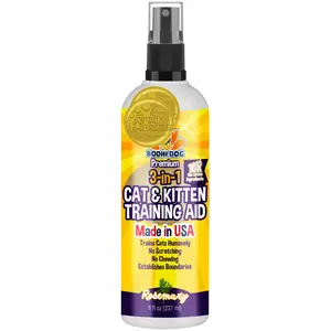 Bodhi Dog 3-in-1 Cat Training Spray | Indoor & Outdoor Deterrent | Protects Furniture & Sets Boundaries | Made in USA