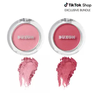 BUXOM TikTok Exclusive Hyaluronic Acid/Primer Infused Luminous Blush Duo – Havana & Goa