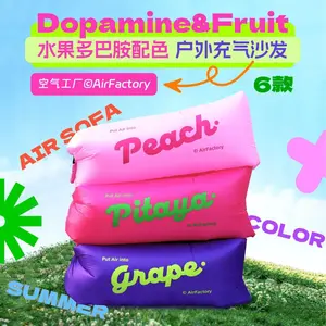 Music Festival Inflatable Sofa Outdoor Air Sofa Lazy Girl Internet Celebrity Dopamine Portable Camping Activity