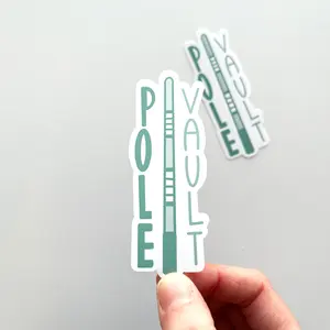 Pole Vault Sticker | Track Stickers