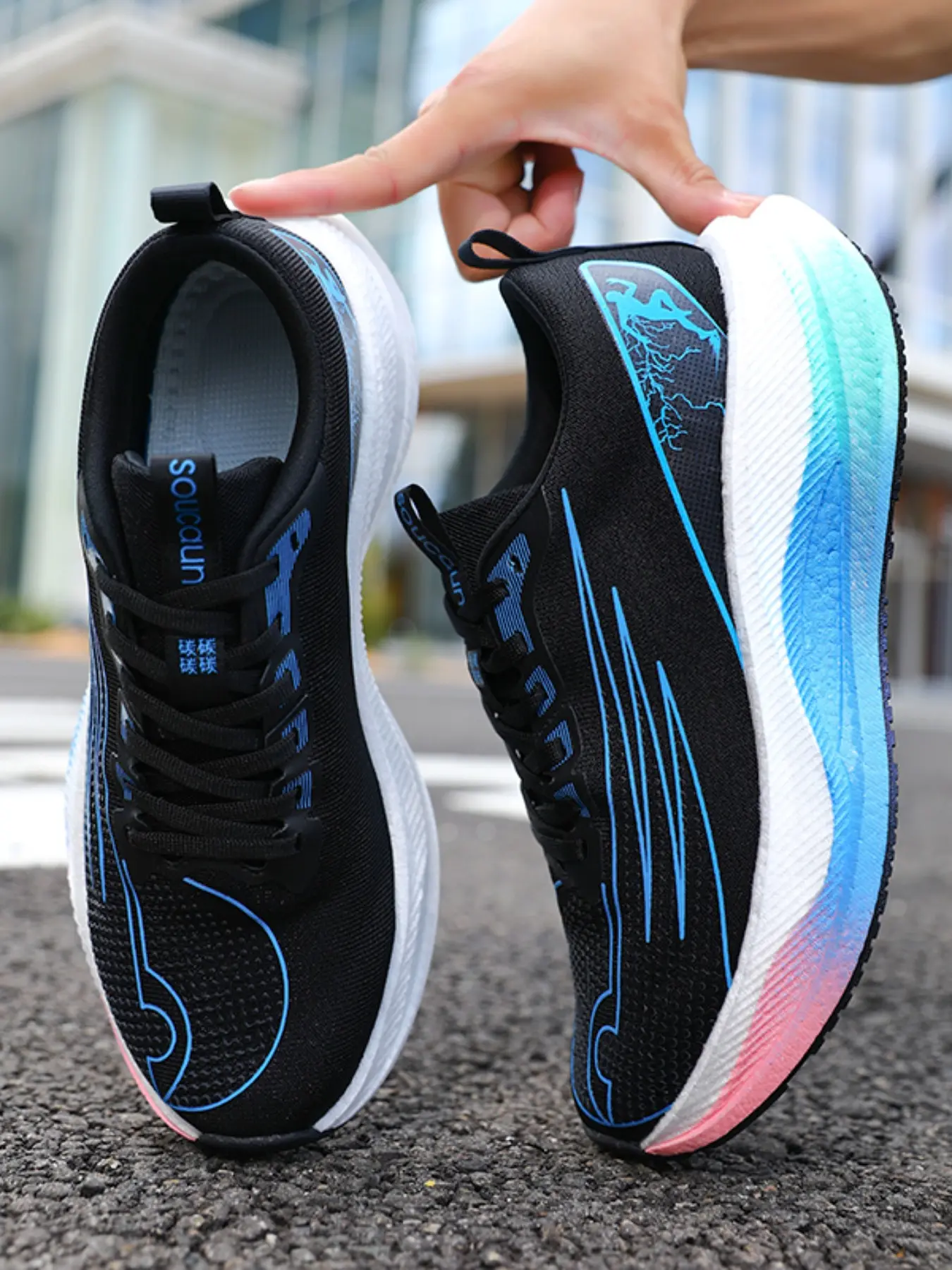 2025 Trending Unisex Carbon Plate Sneakers | High-End Material Shock-Absorbing Cushioning | Lightweight Breathable Non-Slip Size 35-45