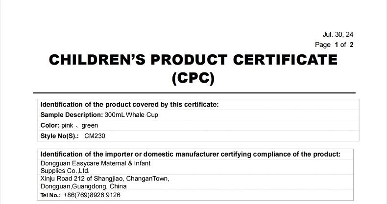 【COMOBEBE】10oz Spill-Proof Tritan Rocket Ship & Whale Fountain Sippy Cup – BPA-Free, Soft Straw, Fun Spray Design, Dishwasher Safe, Perfect for Kids