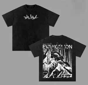 valentine shirts Neon Genesis Evangelion - Shin Seiki Evangelion Anime Manga Washed Heavy Cotton T-shirt, Gift For Anime Fan, Anime Lover, Manga Lover Gift Gift For Him Gift For Her