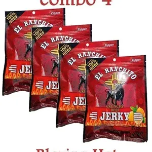 Blazing Hot El Ranchito Crunchy Beef Jerky Net Wt. 2 oz