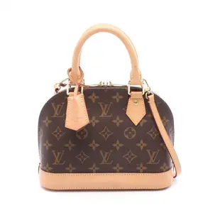 Pre-owned Louis Vuitton Canvas Shoulder Bags Alma BB Monogram Coated Handbag