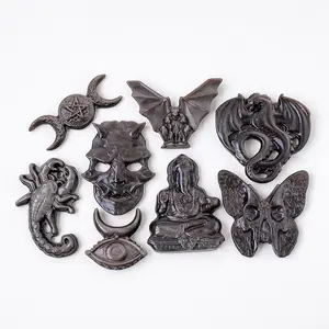 Strong Flash Silver Obsidian Golden Obsidian Carving High Quality Natural Healing Crystal Gorgeous Stone Gemstone Jewelry Energy Love Girlfriend Boyfriend Souvenir Valentine Anniversary New Year Christmas Halloween Birthday Gift