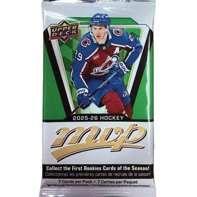 2025-26 Upper Deck MVP Hockey Blaster Pack (7 Cards)