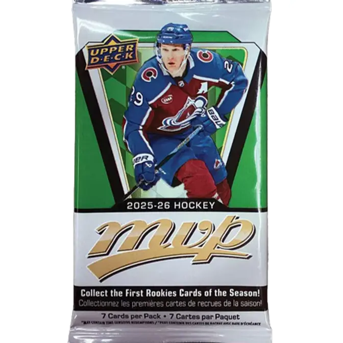 2025-26 Upper Deck MVP Hockey Blaster Pack (7 Cards)