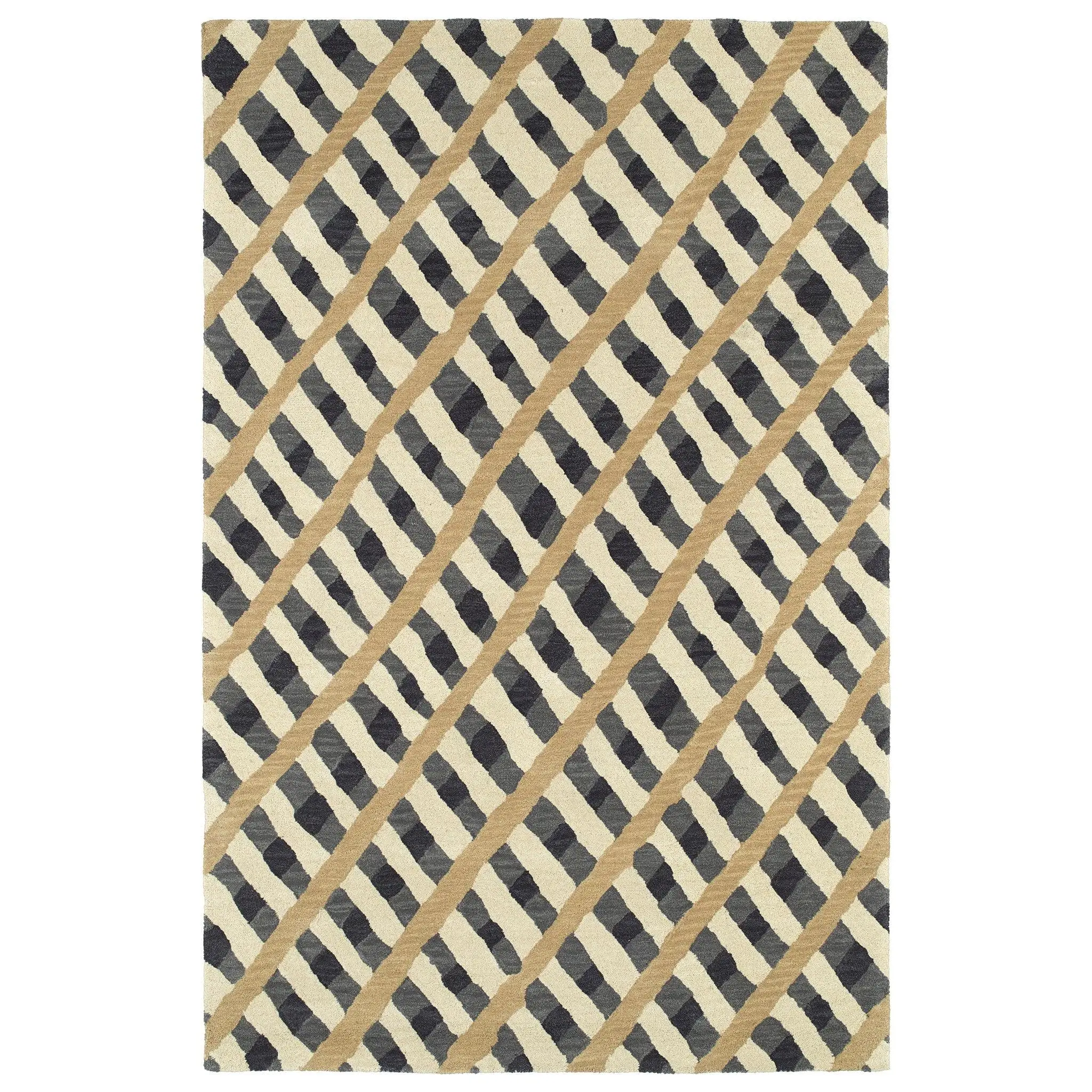 Kaleen Rugs Pastiche Collection PAS04-75 Grey Area Rug