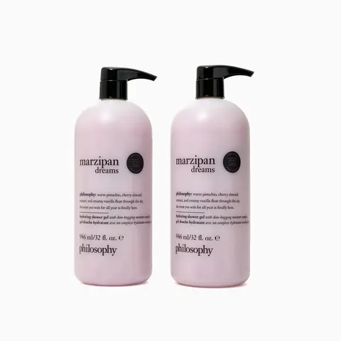 philosophy cozy winter bubbles 32oz supersize shower gel duo