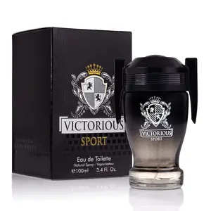 Urban Collection Victorious Sport Eau De Parfum for Men 100ml Fresh Spicy Fragrance with Lemon Lavender & Tonka Bean in Elegant Paper Box
