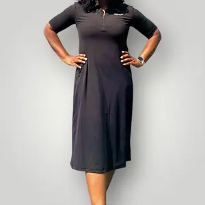 (RUNS BIG)The ORIGINAL Ace Tennis Dress- Black