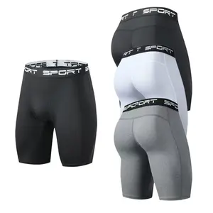 Men's 3 Pack Spandex Compression Athletic Shorts Workout Training Running Performance Wear
