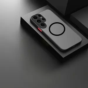 Wireless Charging Matte Transparent Soft Cover for Hybrid Protective Shockproof Case Samsung Galaxy S26 S25 S24 S23 S22 S21 S20 Ultra Plus FE S10 S9 Plus