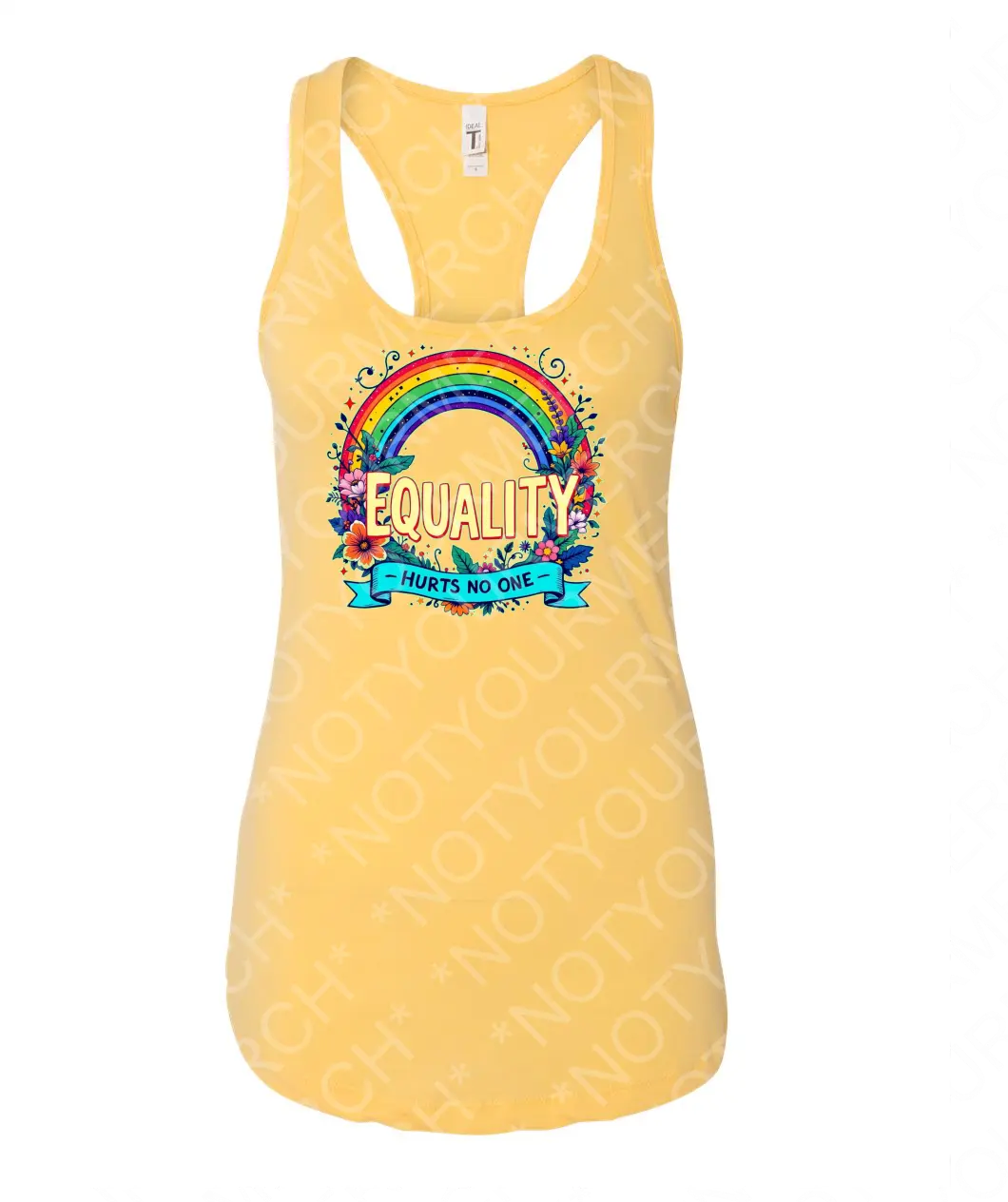 Equality Hurts No One Tank – Rainbow Pride Summer Top