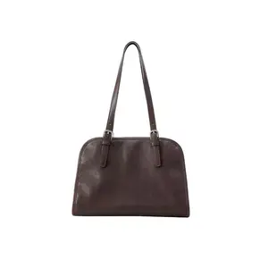 2026 New Design Full-grain Cowhide Handbag for Women - Retro Style Leather Large Capacity Commuter Bag Exclusive for Ladies