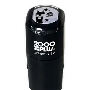 Llama-zing Llama Themed Reward Stamp / 2000 Plus Self Inking Teacher Cute Animal Stamper / 9/16" Black Imprint Planner Worksheet Stamp / Made In USA