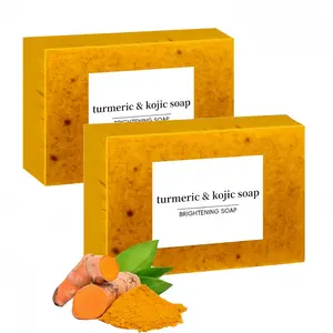 Turmeric Kojic Acid Soap, a Daily Brightening Bar Cleanser for Face and Body to Achieve Radiant Looking Skin