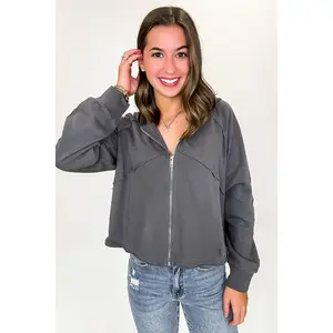 Defined Edge Seam Detail Hoodie - FINAL SALE