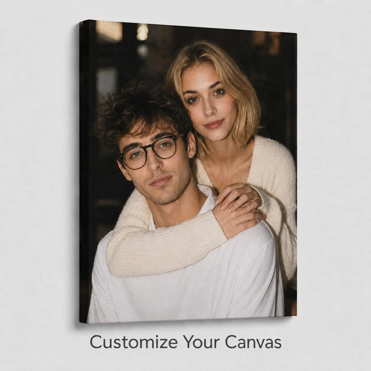 Personalized Custom Canvas Prints for Family, Pet Portraits, Weddings & Special Moments. Simply send us your high-resolution photo after purchase for customization.