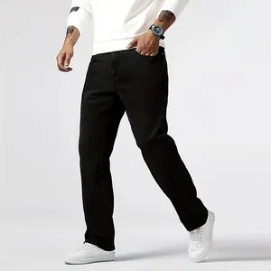 Loose Fit Stretch Denim Pants 4XL-8XL Plus Size Men’s Jeans