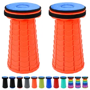 2/4 Pack Upgraded Foldable Stool Thichened with Cushion,Portable Collapsible Stool for Fishing,Hiking Tours,BBQ,Parties,Picnics,Subway and Outdoor Activities