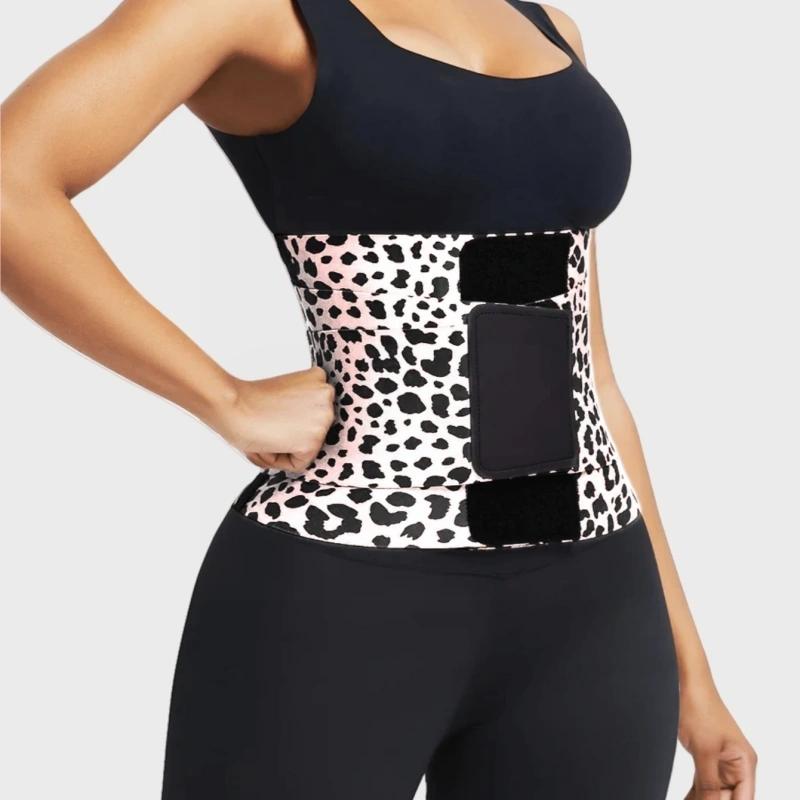 Women's waist belt – tummy control belt, abdominal control body shaper with triple wrap design. Made of comfortable nylon fabric, adjustable, suitable for women, festival wear, and Springtok style. Can be worn as a sexy waist cincher