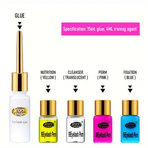 Beauty Makeup Eyelash Kit 99 Perm Beauty Salon Hot Keratin Eyelash Curling Eyelash Perm Kit Lasts 6-8 Weeks-SASA