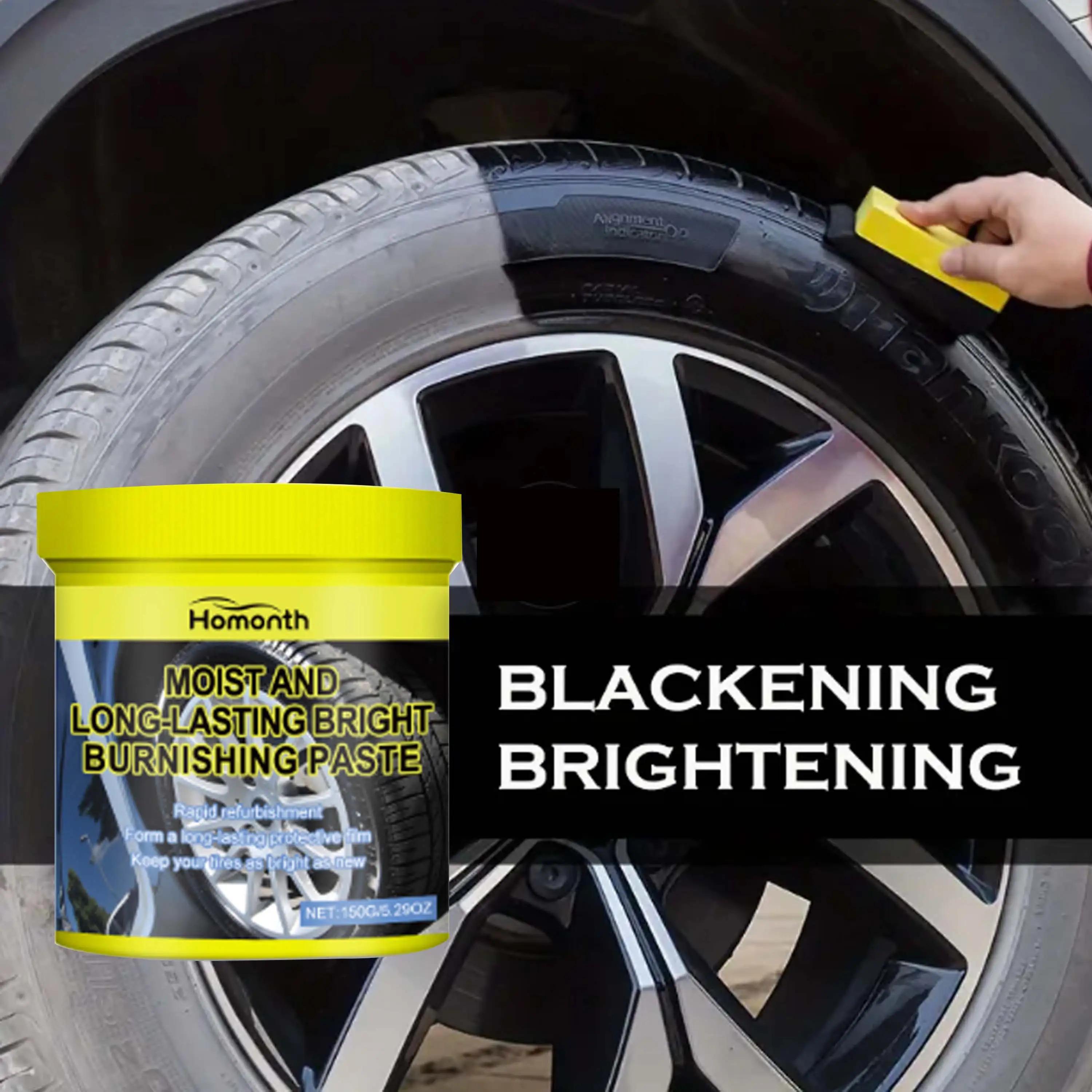Tire Maintenance Coating Paste - Durable Protection & Plastic Component Brightener Long-lasting protective coating, anti-aging, tire protection