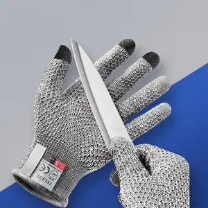 Cut-Resistant Gloves -- Food-Grade Level 5 Cut-Resistant Touchscreen Gloves Outdoor Fishing, Kitchen, Gardening, Woodworking Safety Gloves