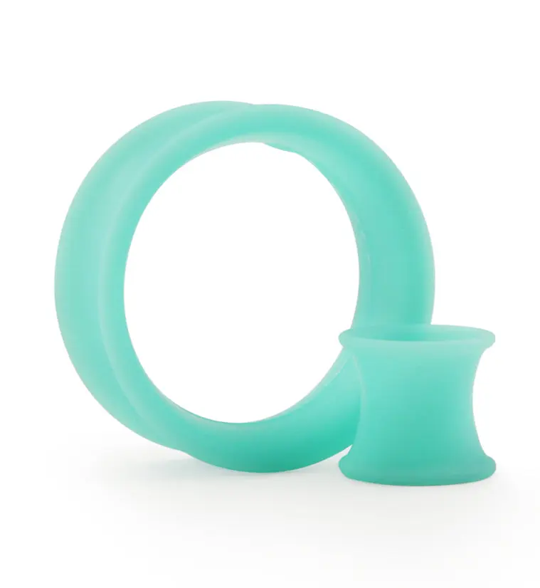 Matte Turquoise Silicone Ear Skins Matte Turquoise Silicone Ear Skins