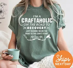 Funny Crafter Shirt, Gifts For Crafter, Craftaholic Shirt, Crafter Gifts, Crafty Mom Shirt, Craft Hobby Shirt, Crafting Shirt, Craft T Shirt