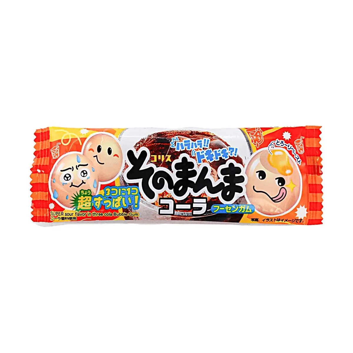 CORIS Japan Cola Flavor Chewing Gum, 14g Ambient Low Sodium Room Temp - Fun, Refreshing Snack Treat, Compact