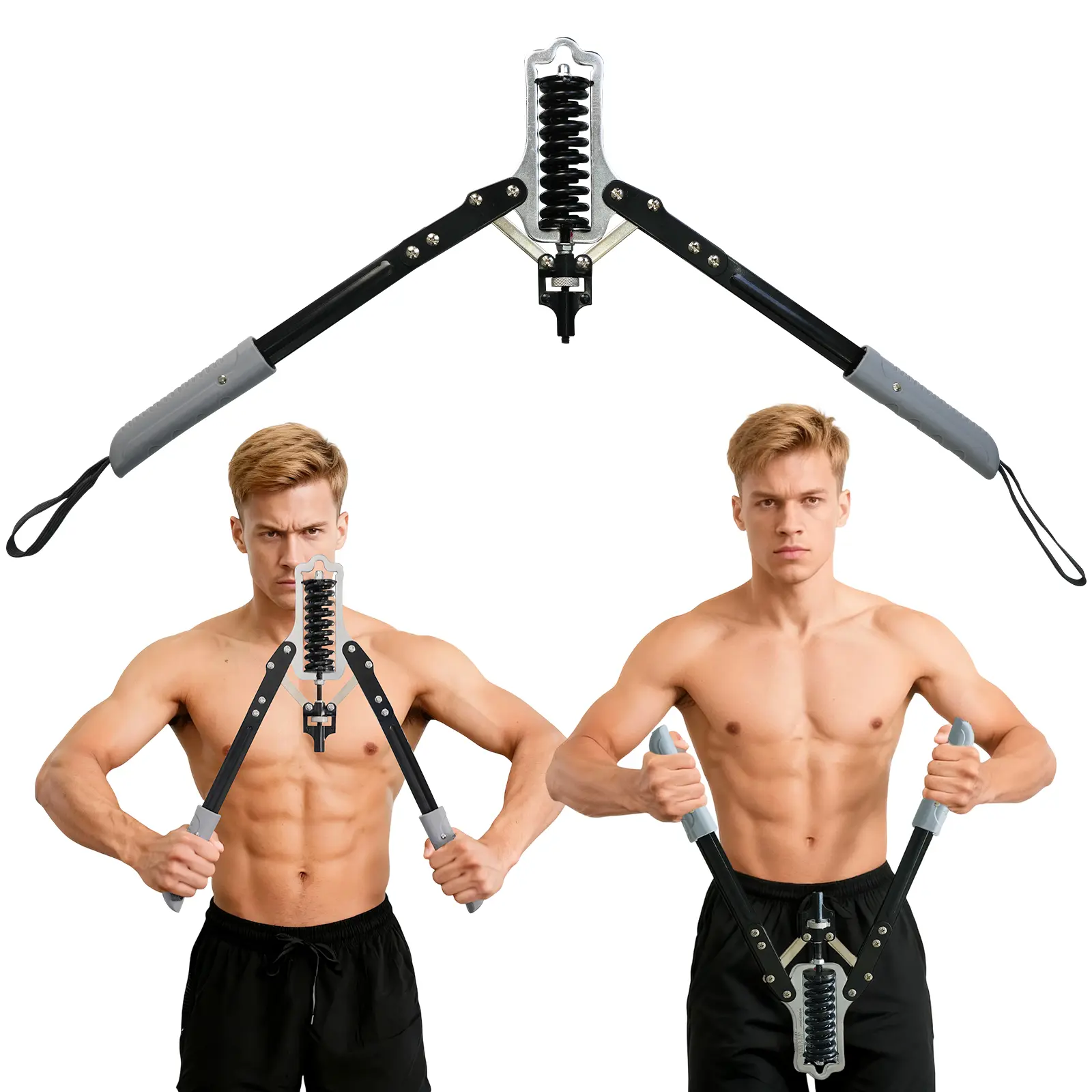 Relifesports Adjustable Resistance Arm Trainer Chest workout Twister Arm Exerciser Adjustable 0-220lbs/350lbs Hydraulic Power, Home Chest Expander, Shoulder Muscle Training Fitness Equipment, Arm Enhanced Exercise Strengthener SummerVibes