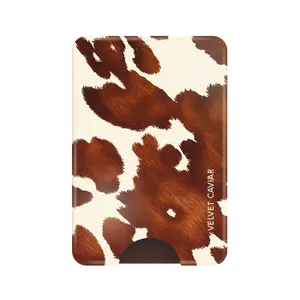 Velvet Caviar Cocoa Cow Magnetic Wallet for MagSafe-Compatible Phones – Sleek & Secure Card Holder with Stylish Design