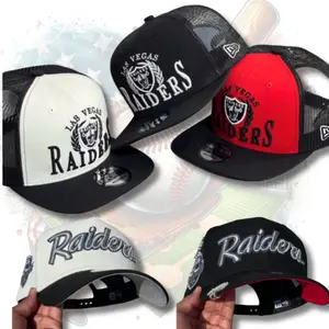 New Era Las Vegas Raiders Snapback Cap Collection – Flat Brim NFL Hats with Embroidered Raiders Logos, Adjustable Streetwear Baseball Caps for Men & Women, Limited Edition 2026 Urban Streetwear Gorra premium, ideal para destacr tu estilo en TikTok.
