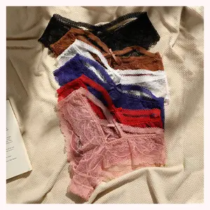 Lace Panties Low-Rise Hollow Out - #09