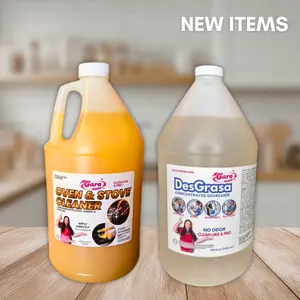 Caro's Pack, Oven & Stove Cleaner & Concentrated Degreaser (DesGrasa) 128fl.oz Gallon, Kitchen, Stovetop, Racks, Grills, BBQ's, Living, Home, Cleaning Supplies, Stainless steel