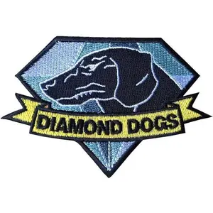 Diamond Dogs Metal Gear Solid Big Boss Snake MGS [Hook Fastener 3.0 x 2.0 inch Patch]