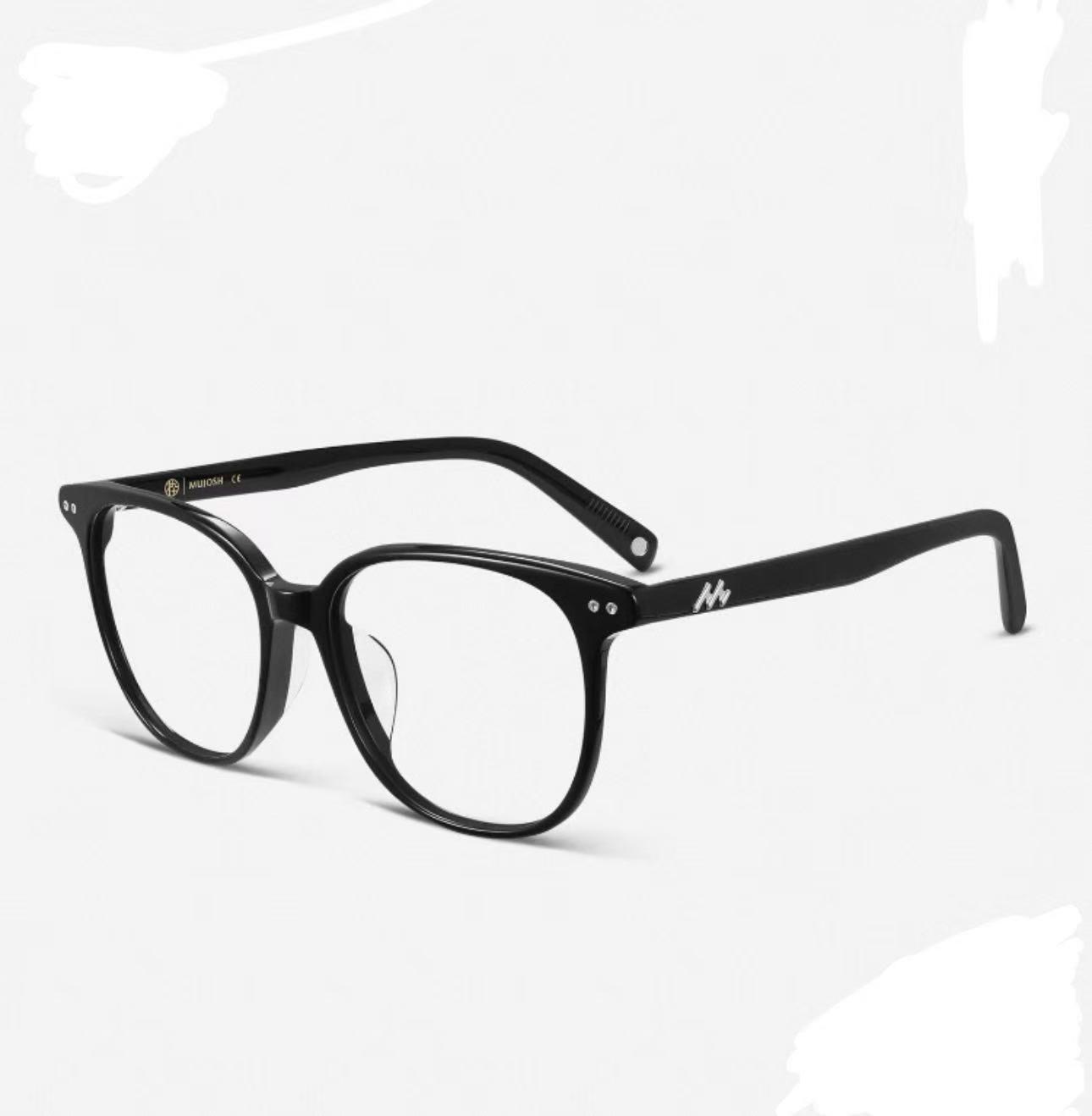 Men's Black Fashion Sunglasses Lensless Accessory for Stylish Looks