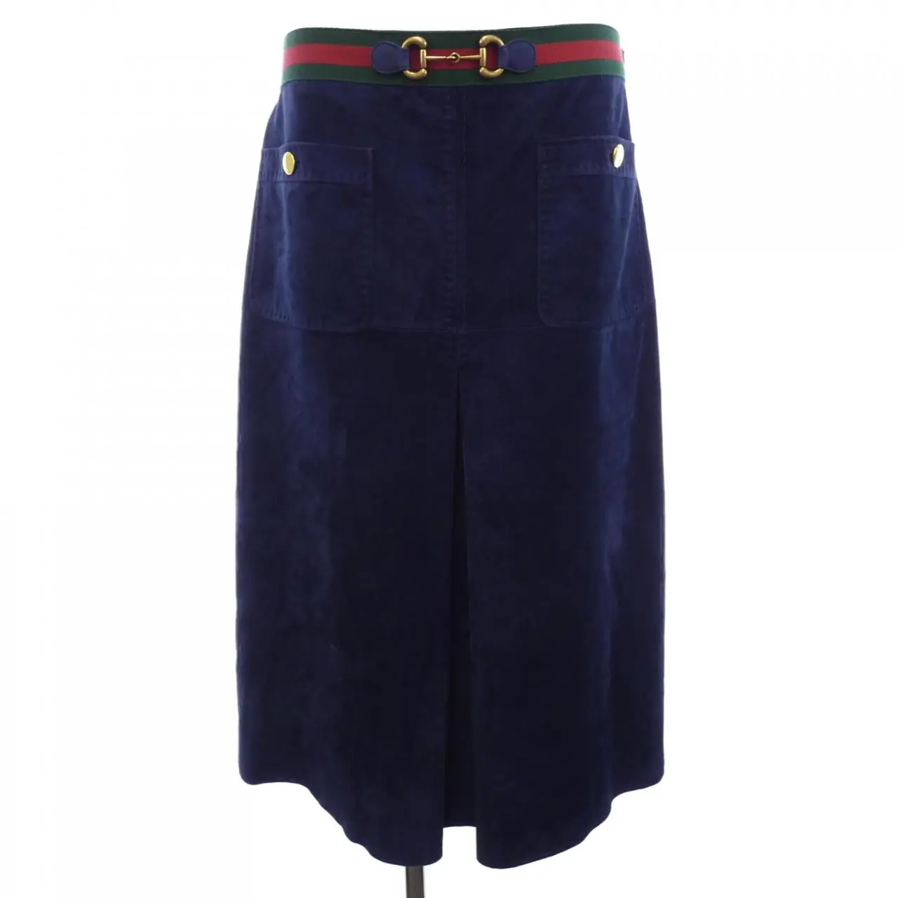 Pre-owned GUCCI Calfskin Small Leather Goods Skirt