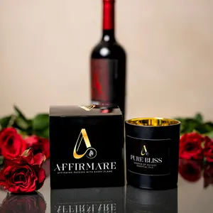 PURE BLISS | A Calming Blend of Blackberry, Raspberry, and Champagne, Creating A Relaxing Atmosphere | Candle | Sets The Mood