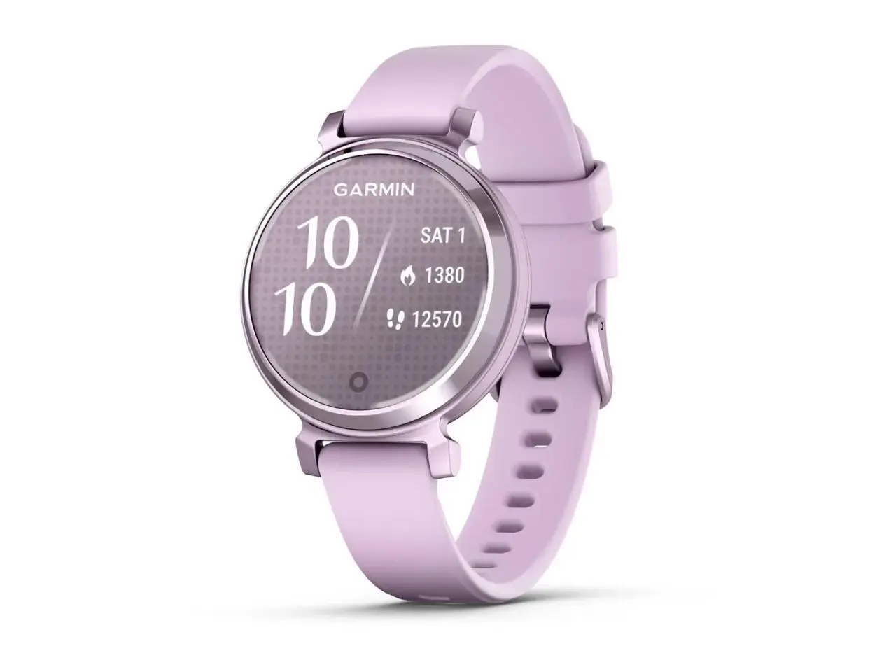 Garmin Lily 2 Metallic Lilac with Lilac Silicone Band