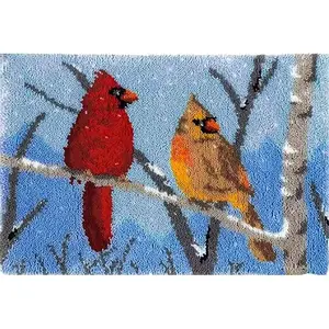 Latch Hook Rug Kits- Cardinal
