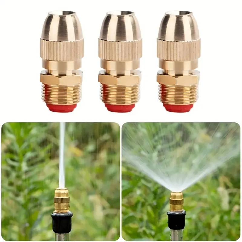 Spray Nozzle - 4-Way Adjustable Construction Site Dust Control Centrifugal Garden Automatic Sprinkler, Spray Nozzles for Garden Hose, Hose Sprayer Nozzle